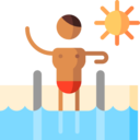 sun,swimming pool,people,sunny,leisure,holidays,swimming